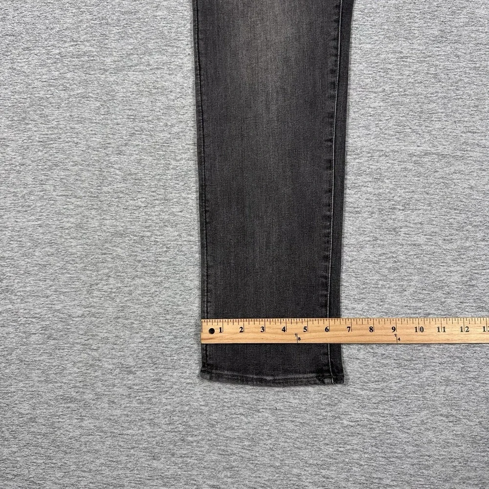 G-Star Raw Jeans Mens Size 36x32 Black Denim 3301 Slim Stretch Button Fly NEW